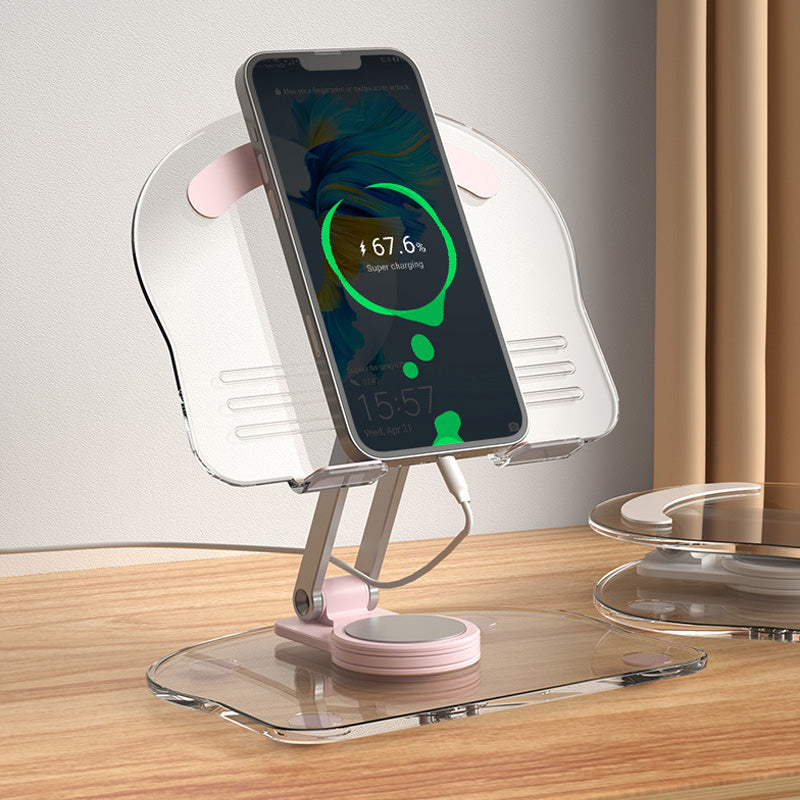 Skorter | Folding transparent acrylic tablet stand