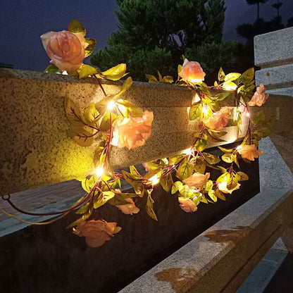 Skorter | Solar Outdoor waterproof shockproof Rose Outdoor LED string lights