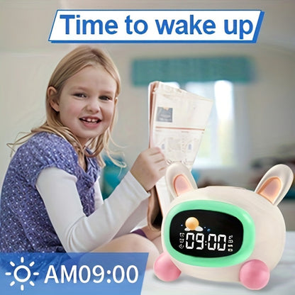 Skorter | BunnyTime - Cute Sleepytime Alarm Clock with Music and Night Light