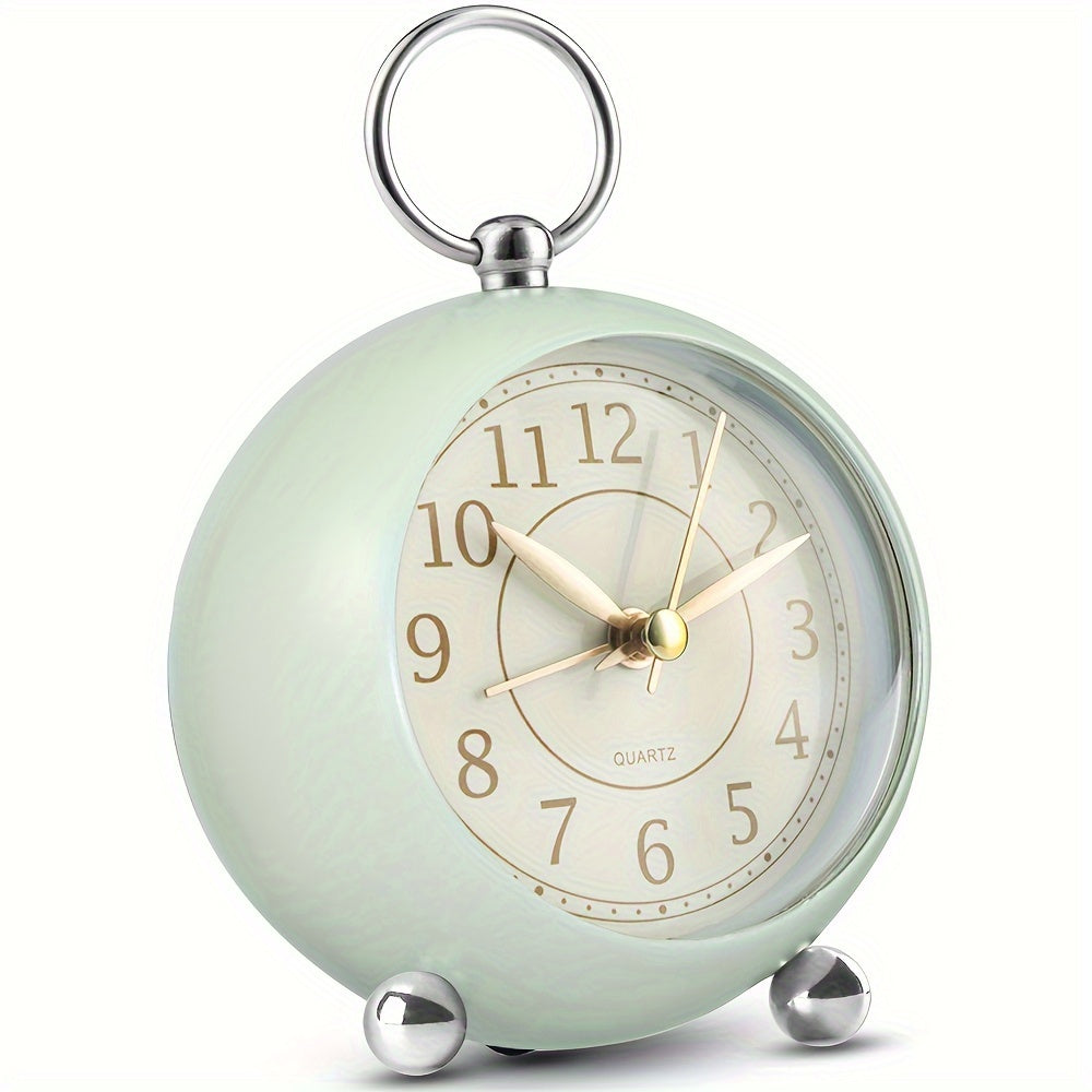 Skorter | RetroTime - Silent Analog Alarm Clock with Night Light