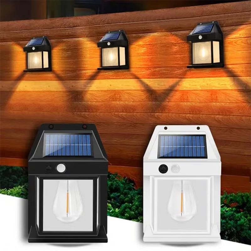 Skorter | Elegant Outdoor Solar Wall Light with Motion Sensor