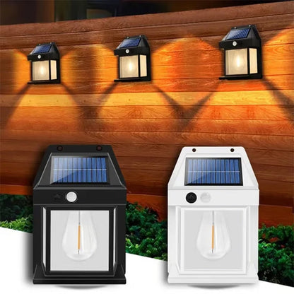Skorter | Elegant Outdoor Solar Wall Light with Motion Sensor