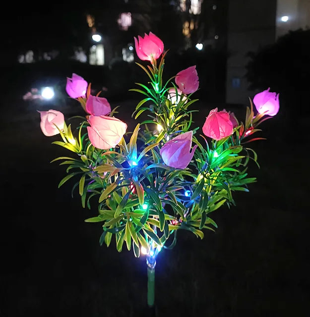 Skorter | SolarGardenia - Solar Energy LED Garden Lighting – Weather Resistant Outdoor Lamp for Garden, Balcony & Terrace