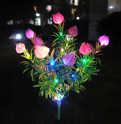 Skorter | SolarGardenia - Solar Energy LED Garden Lighting – Weather Resistant Outdoor Lamp for Garden, Balcony & Terrace