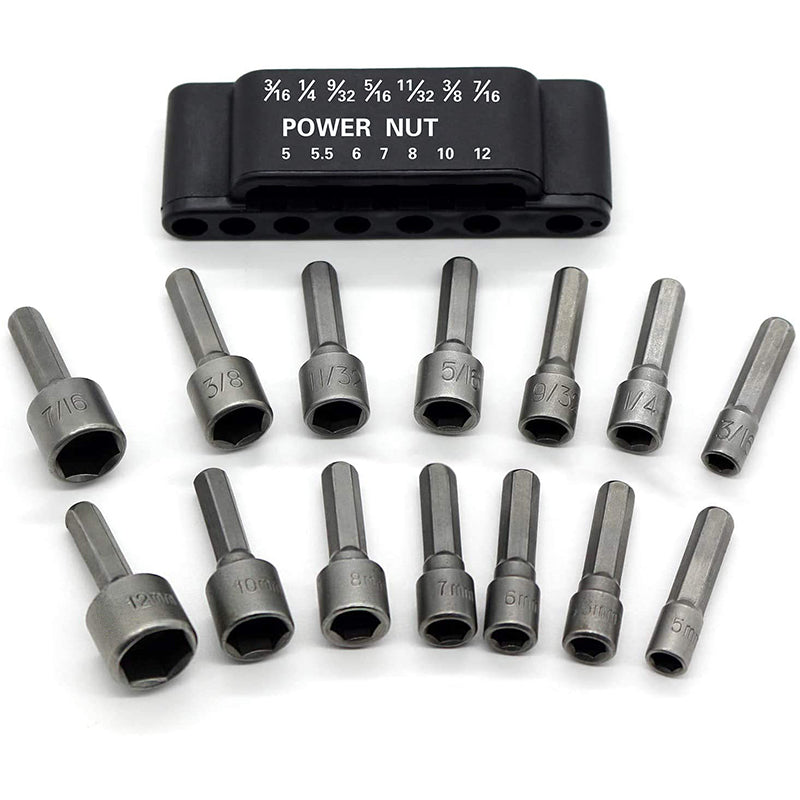 Skorter | 14 PCs Hexagonal Handle Power Nuts