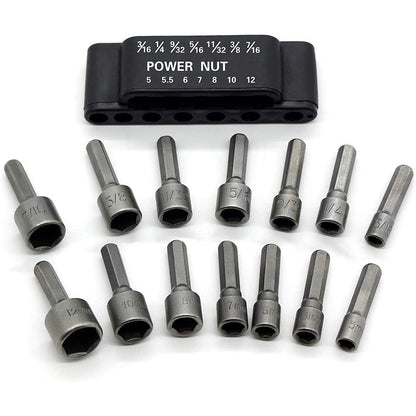 Skorter | 14 PCs Hexagonal Handle Power Nuts