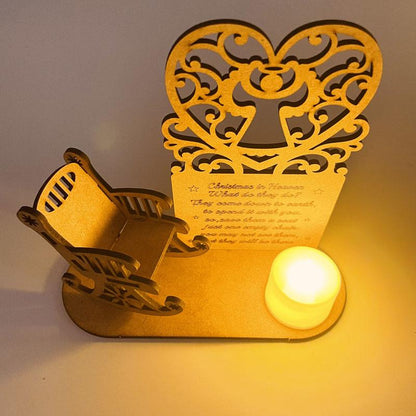 Skorter | Christmas Memorial Candles Ornament In Memory of Loved Ones