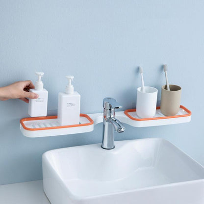 skorter | Bathroom 180 Rotatable Corner Shelf No Drilling