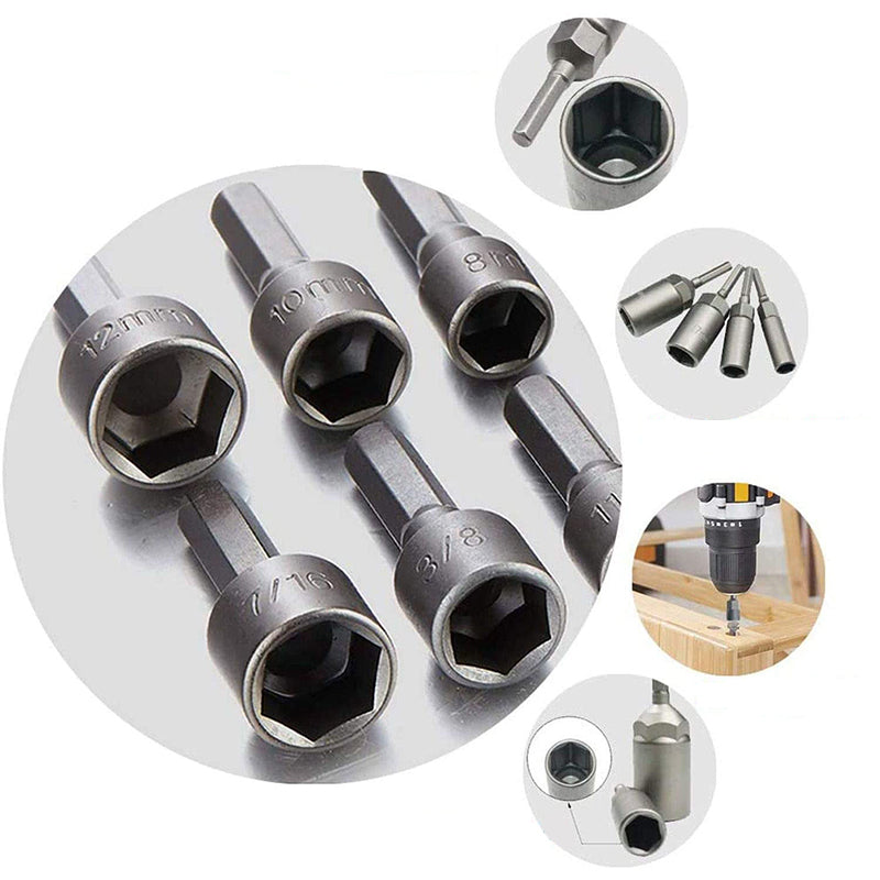 Skorter | 14 PCs Hexagonal Handle Power Nuts