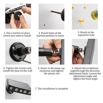 Skorter | Waterproof Solar Wall Light