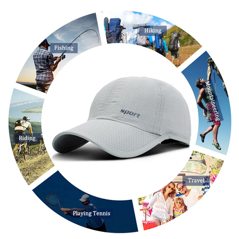 Skorter | Breathable Sun Protection Cap with Brim