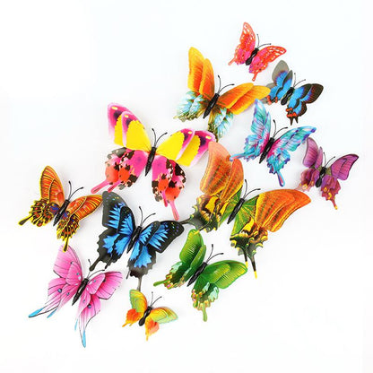 Skorter | 3D Butterfly Wall Mosaic Sticker