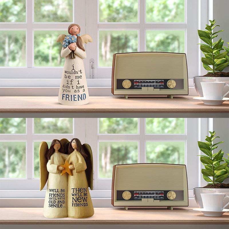 skorter | Friendship Gifts Statue - Hand-Painted Sculptures Ornament