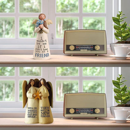 skorter | Friendship Gifts Statue - Hand-Painted Sculptures Ornament