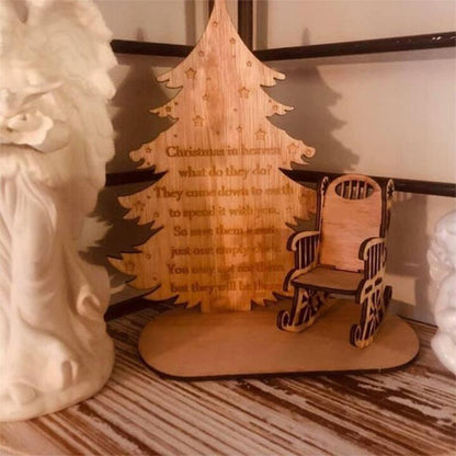 Skorter | Christmas Memorial Candles Ornament In Memory of Loved Ones