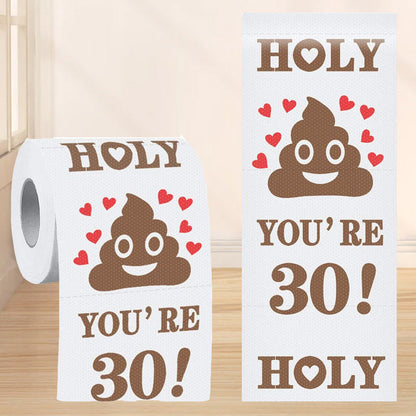 Skorter | Poop Happy Birthday Printed Roll Paper