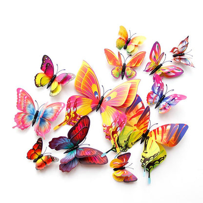 Skorter | 3D Butterfly Wall Mosaic Sticker