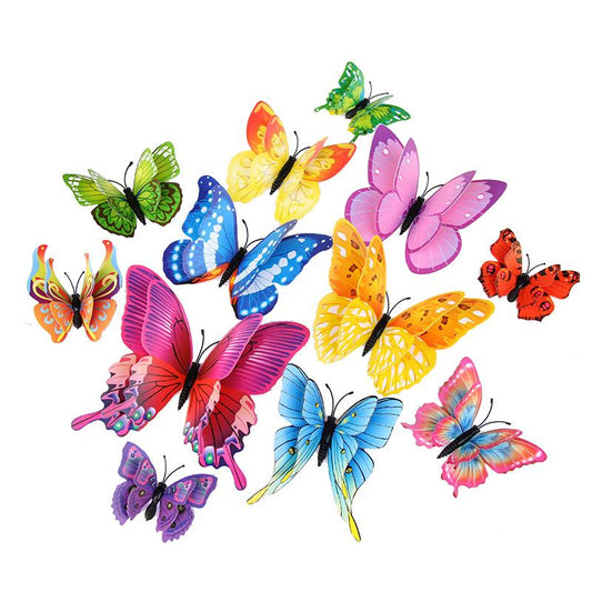 Skorter | 3D Butterfly Wall Mosaic Sticker