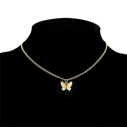 Skorter | Butterfly and Star Pendant Necklace