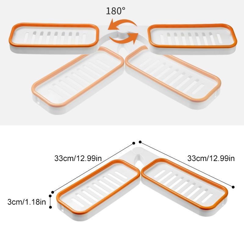 Skorter | Bathroom Corner Hole-Free Shelf