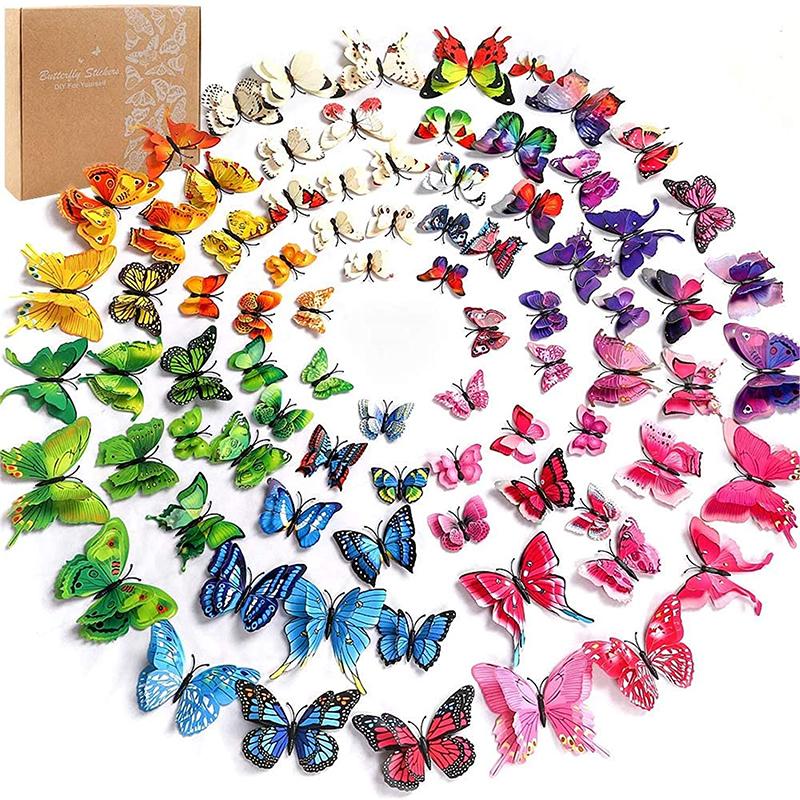 Skorter | 3D Butterfly Wall Mosaic Sticker