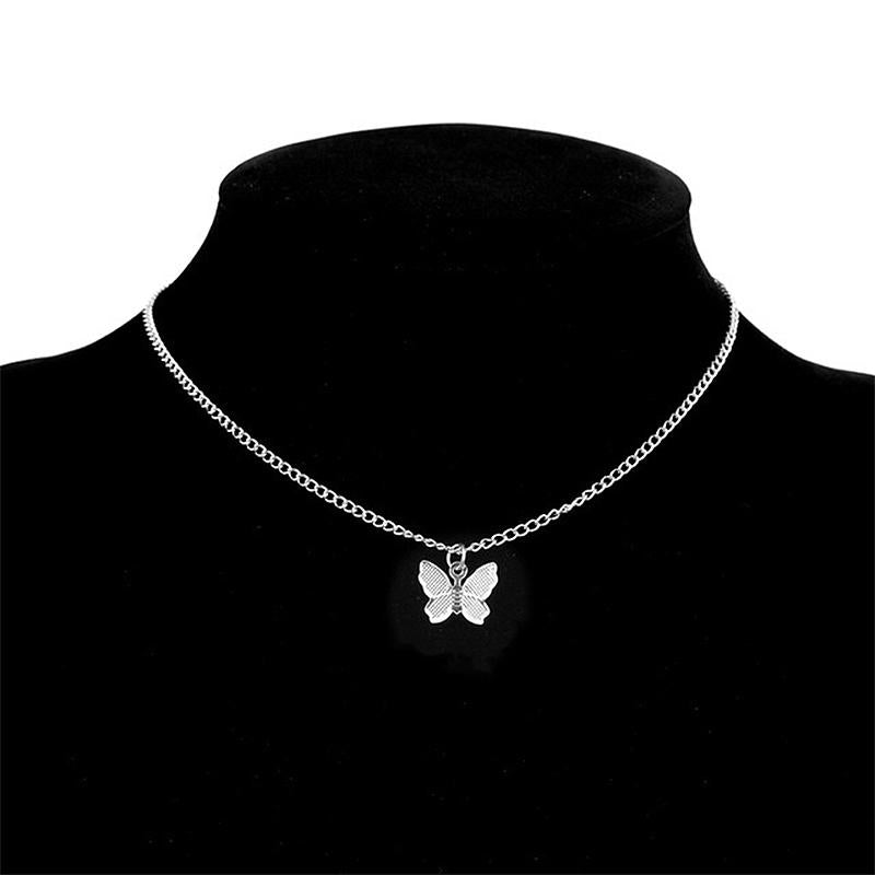 Skorter | Butterfly and Star Pendant Necklace