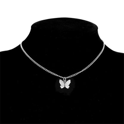 Skorter | Butterfly and Star Pendant Necklace