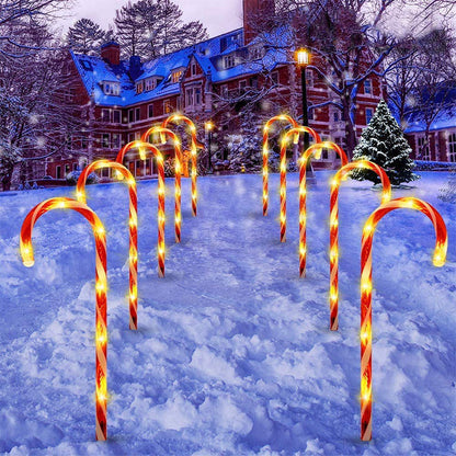 Skorter | Solar Candy Cane Christmas Decorations