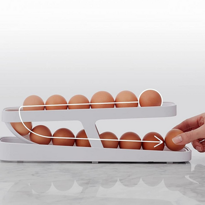 Skorter | Automatic Scroll Egg Holder Storage Box