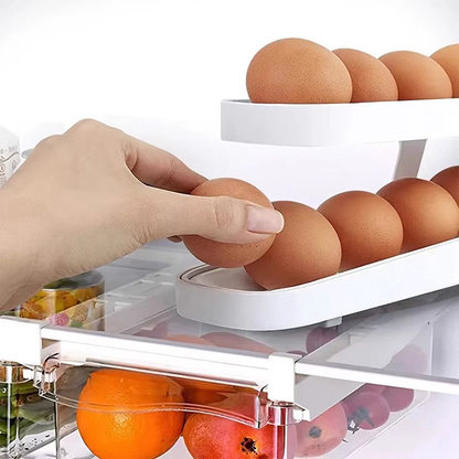skorter | Automatic Scroll Egg Shelf Holder Storage Box