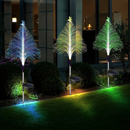 Skorter | LightGarden Solar Set – 3 Color Changing LED Garden Lights on Solar Power