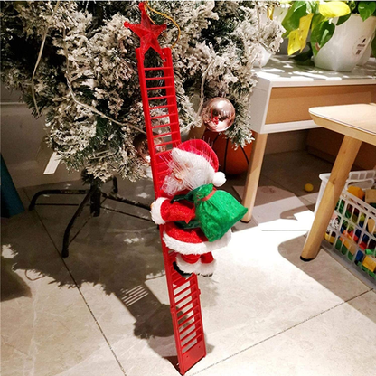 skorter | Electric Santa Claus Climbing Ladder With Music