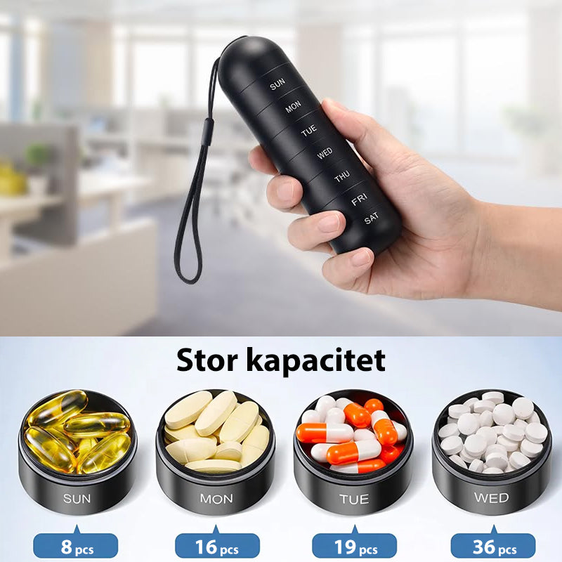 Skorter | 7-Day Portable Pill Organizer for Travel