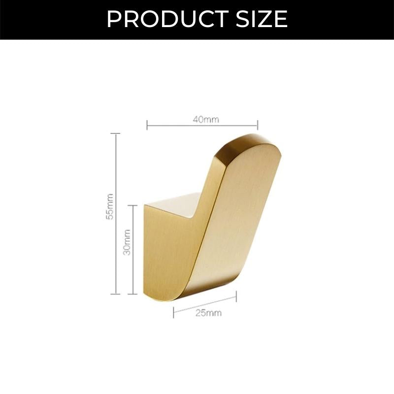 Skorter | Lauren Golden Brass Dress Wall Hook