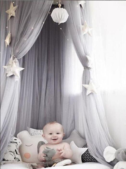 Skorter | Baby Bed Curtain Round Crib
