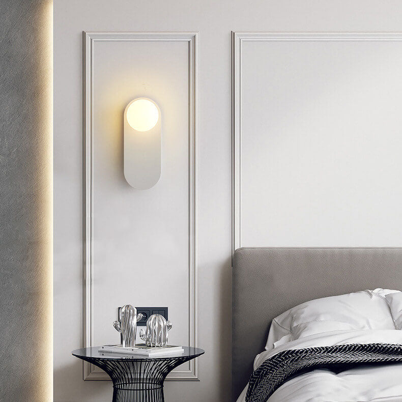 Skorter | Nordic wall lamp with glass ring base, 1-light