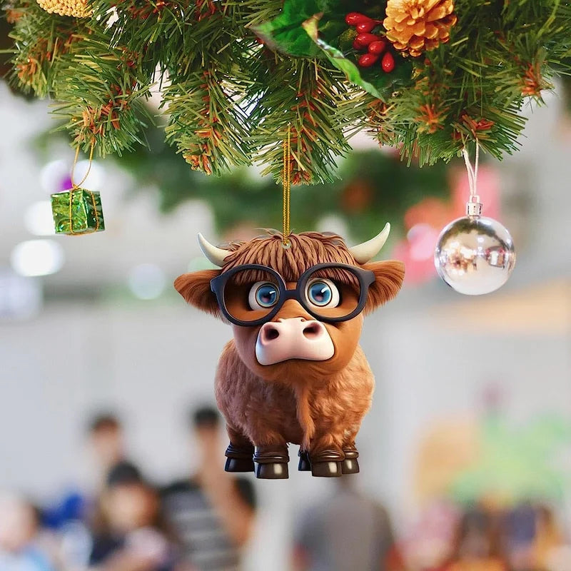 Skorter | Cartoon Cow Decorative Ornament