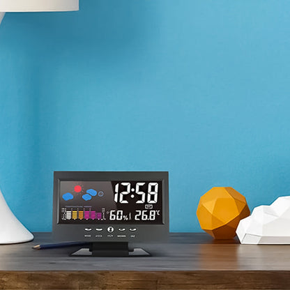 Skorter | LED Alarm Clock with Temperature and Humidity Monitoring
