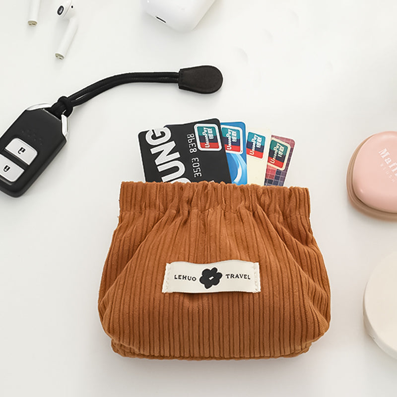 Skorter | Corduroy Elastic Hair Tie Organizer