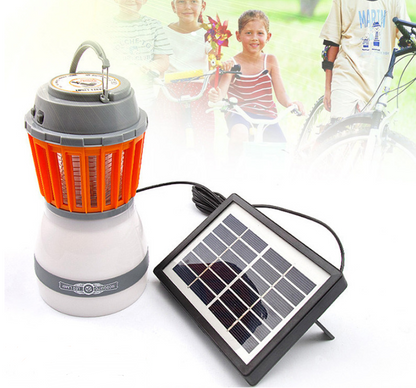 Skorter | Solar LED Mosquito Lamp with Integrated Lantern – Effective Insect Protection and Lighting for Garden and Camping