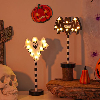 Skorter | Solar-Powered LED Halloween Garden Lantern