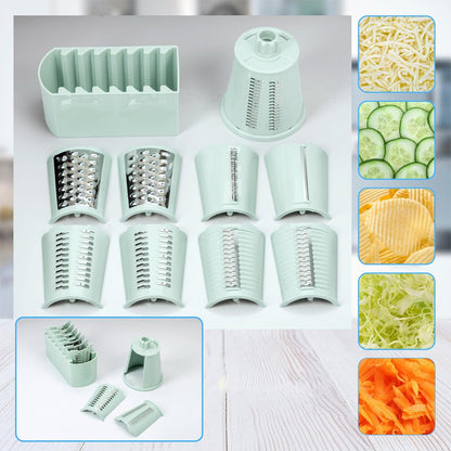 skorter | 5 In 1 Vegetable Slicer, Rotating Cheese Plane