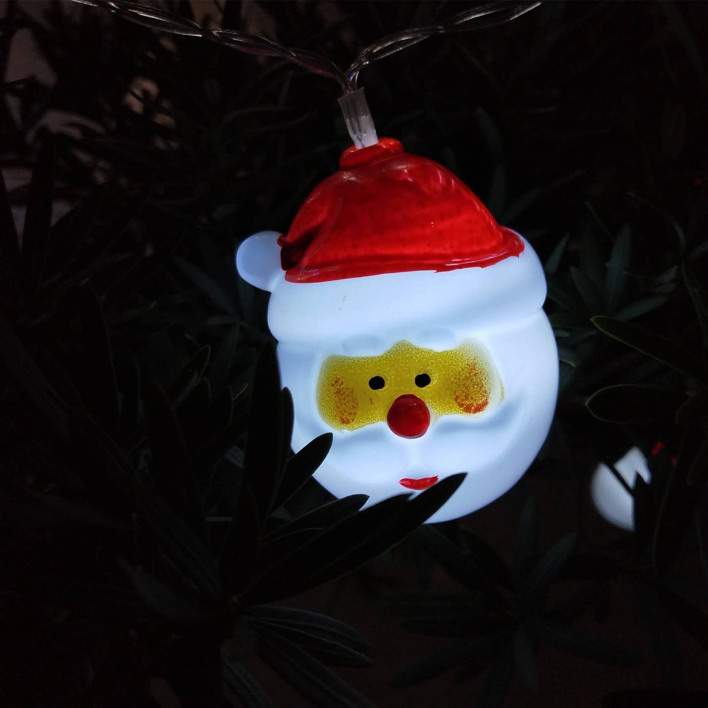 Skorter | Santa Claus String Lights for the Terrace Party Decoration 10/20 Battery String Lights