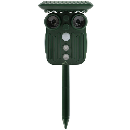 Skorter | Ultrasonic Solar Deer Repeller | 5 Adjustable Modes. Waterproof & Eco-Friendly for Home Gardens and Yards