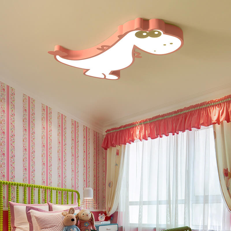 Skorter | DinoBright LED Ceiling Light | Creative Dinosaur Design | Children's Room Lamp | Warm & White Light | Dimmable