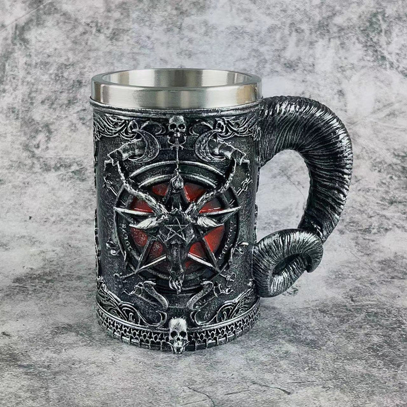 skorter | Creative Stainless Steel Medieval Cup Jug For Beer Coffee