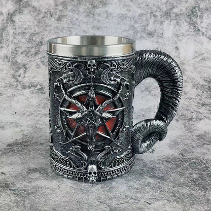 skorter | Creative Stainless Steel Medieval Cup Jug For Beer Coffee