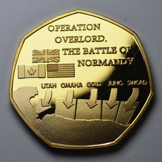 Skorter | D-DAY LANDINGS 1944 24ct Gold Commemorative Coin