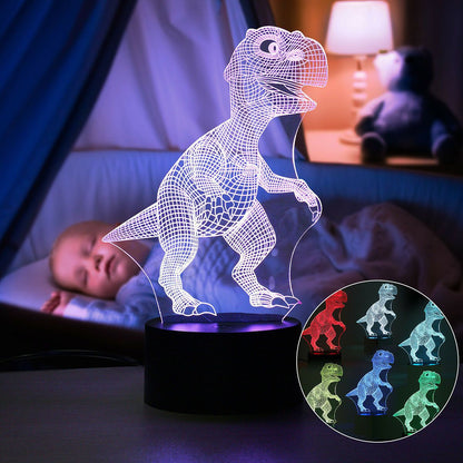 Skorter | Dinosaur Night light - 3D Dinosaur Light - T Rex Night Light