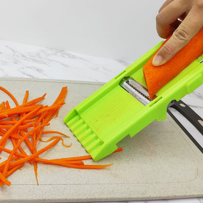 skorter | 2-In-1 Vegetable Cutter & Slicer, Multi Double Knife Peeler
